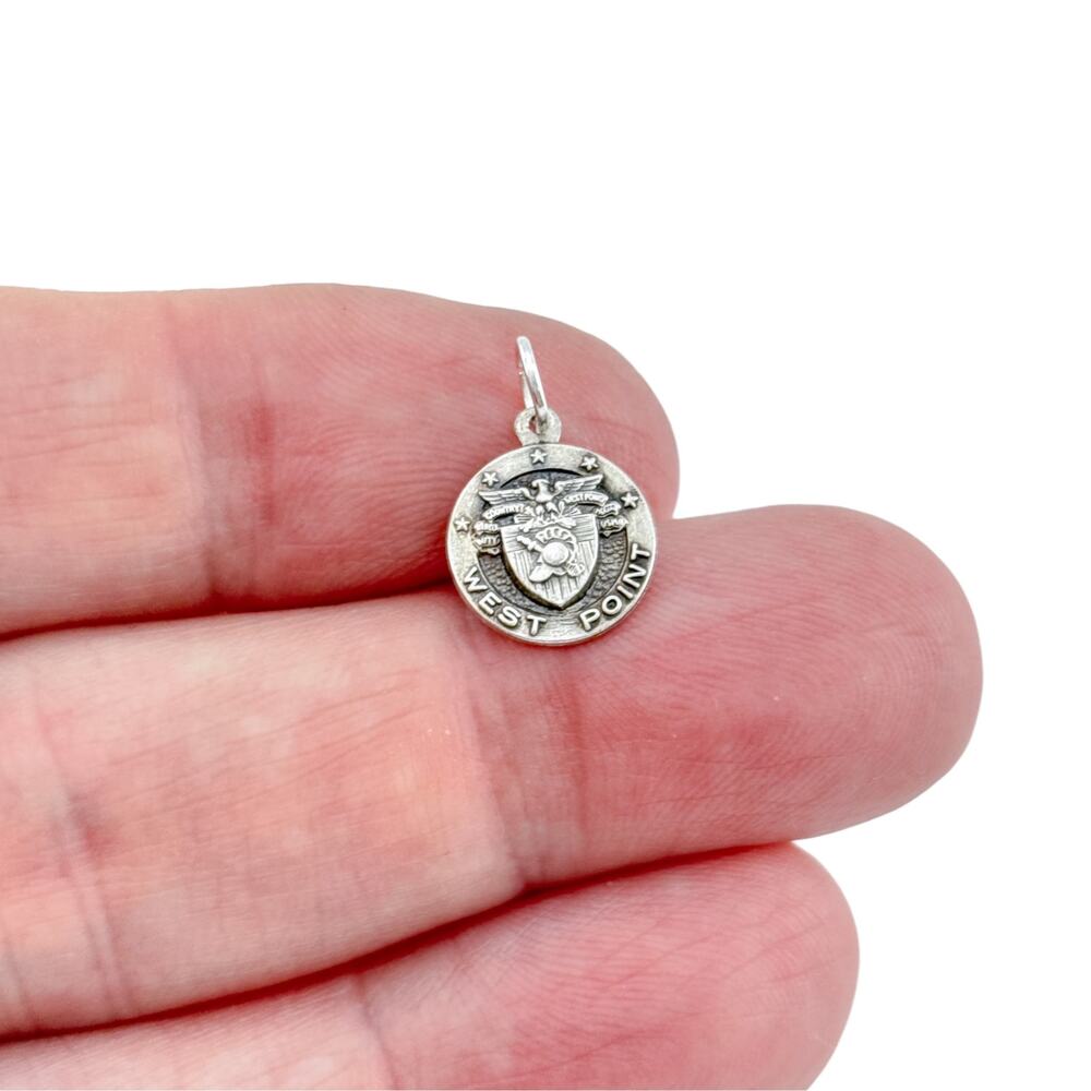 Vintage Sterling Silver 925 West Point USMA Charm Pendant